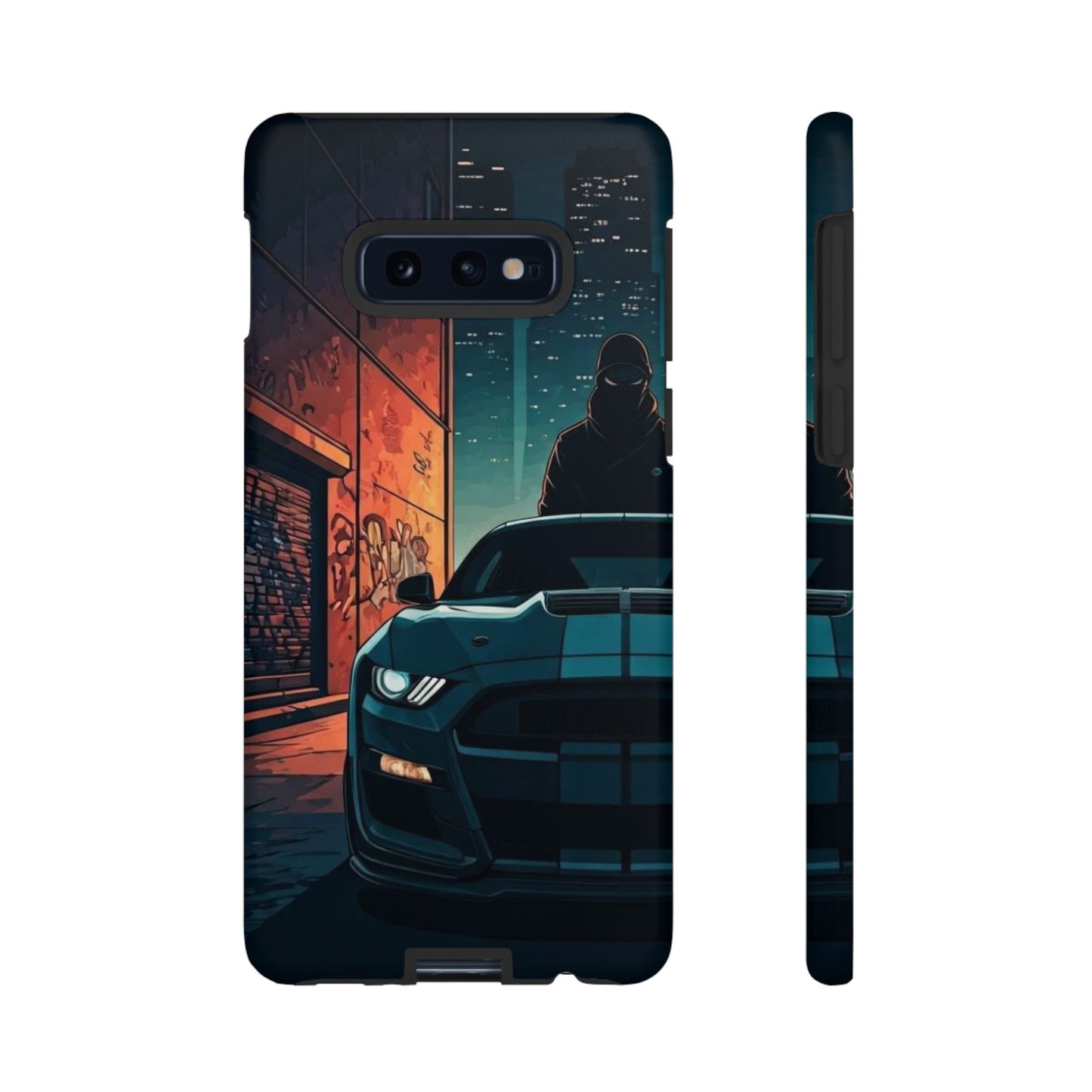 Ford Mustang Shelby GT350 Street Life-Dual Layer Ultra Tough Phone Case Samsung Galaxy S10E Matte Printify by The Night Shift Automotive Apparel