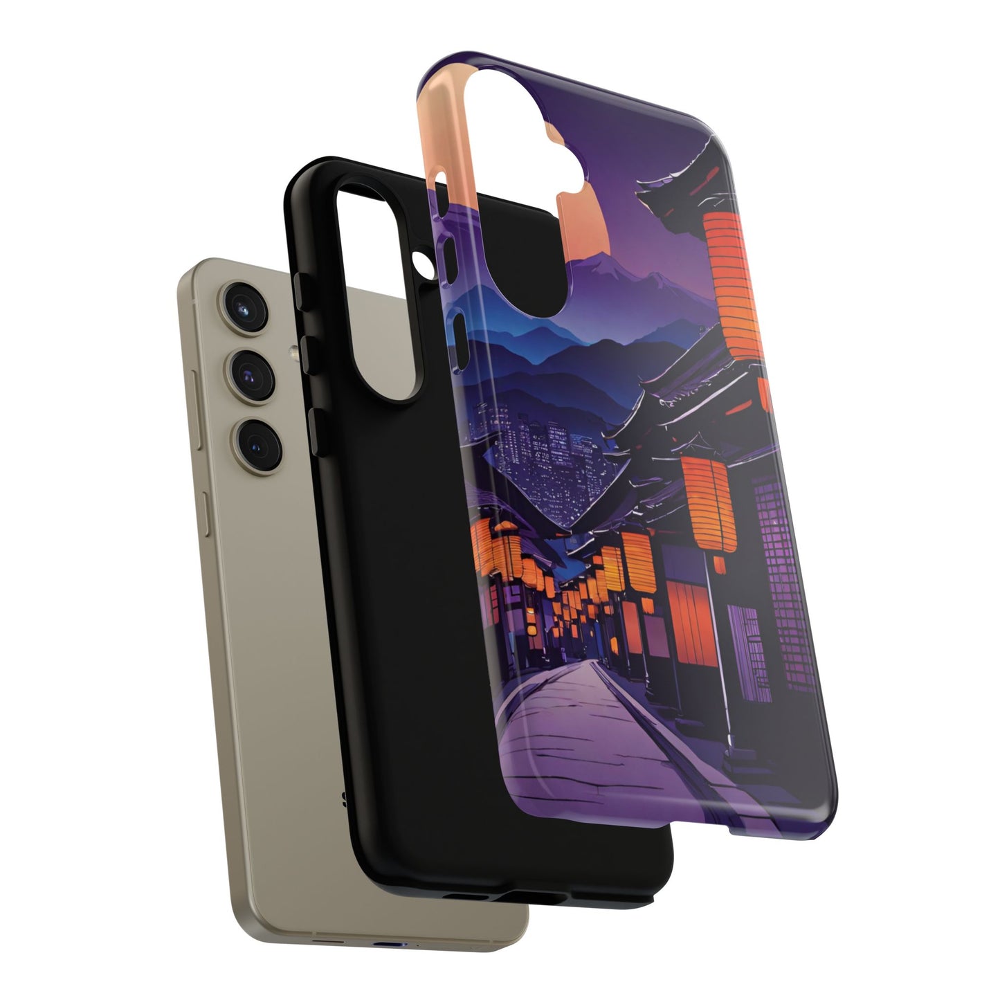 Traditional Japanese Village Countryside-Dual Layer Ultra Tough Phone Case Printify by The Night Shift Automotive Apparel