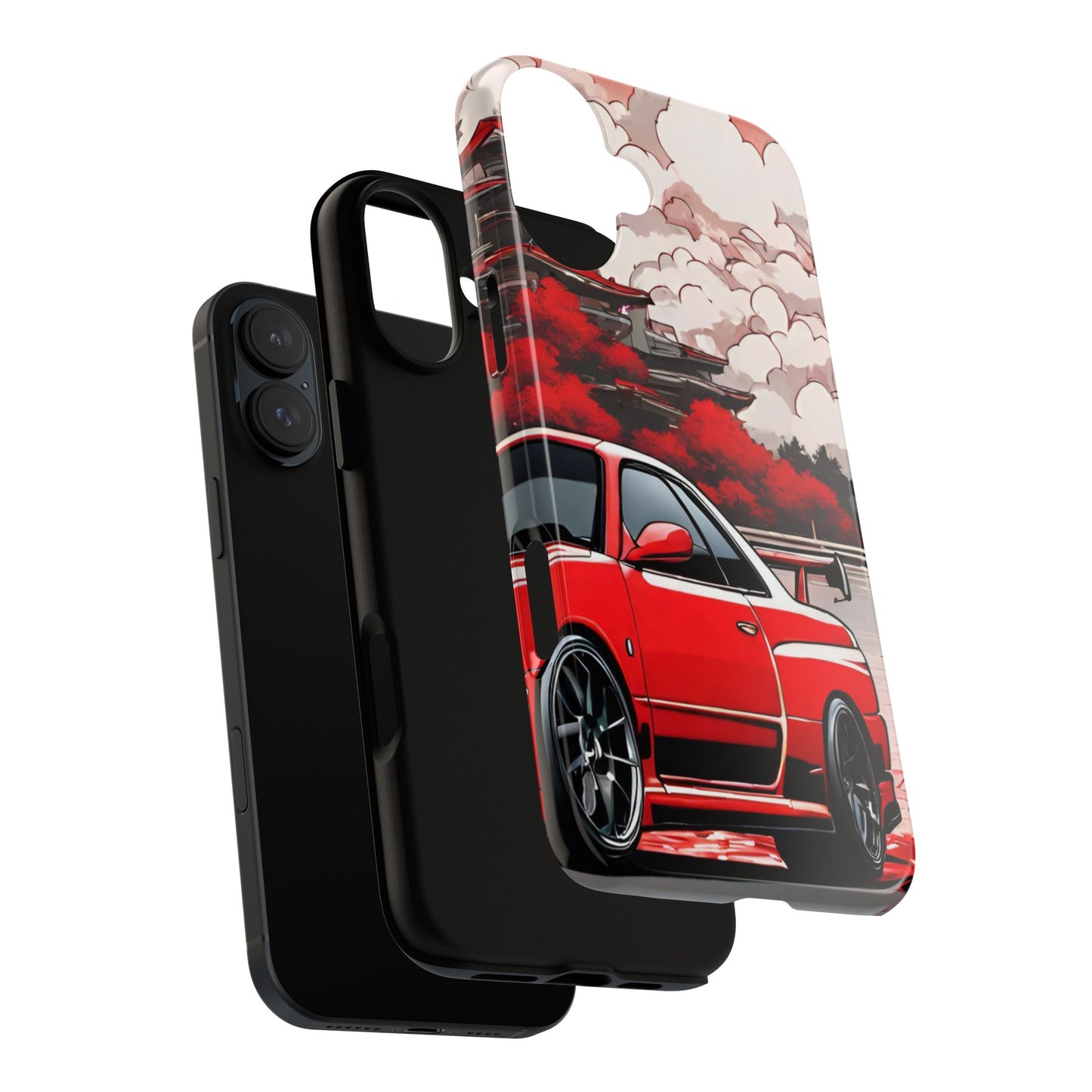 Nissan Skyline R34-Dual Layer Ultra Tough Phone Case Printify by The Night Shift Automotive Apparel
