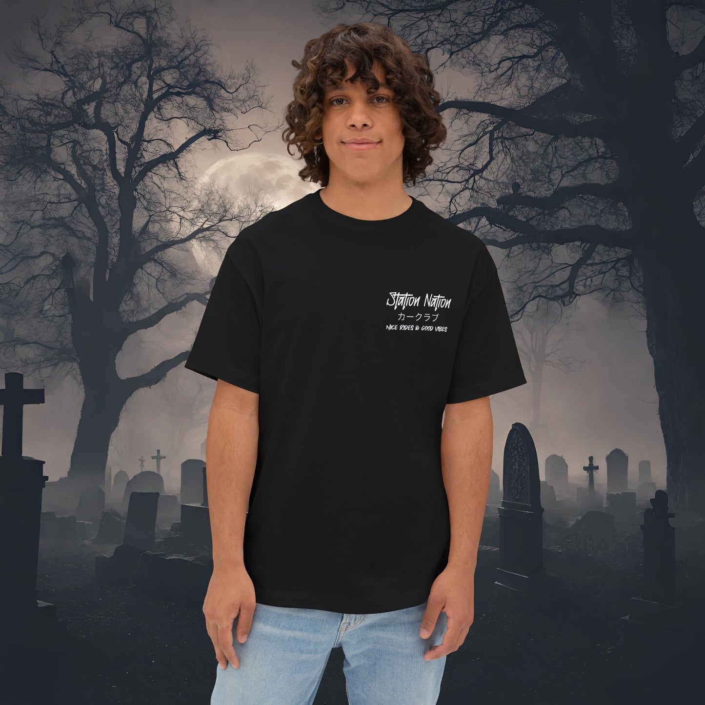 HALLOWEEN LIMITED EDITION-Premium, Ultra Soft Oversized Boxy Tee