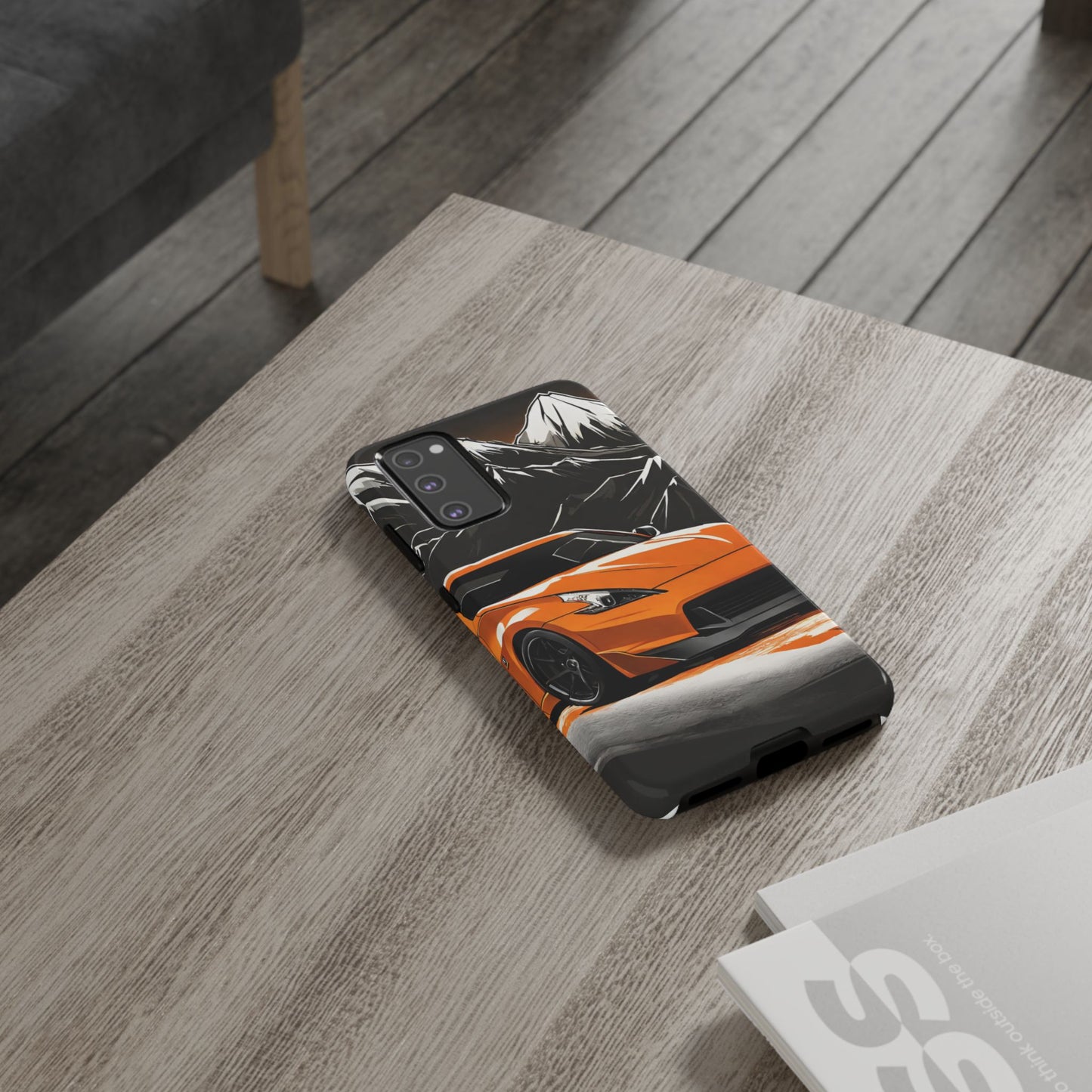 Nissan 370Z Mt Fuji-Dual Layer Ultra Tough Phone Case Samsung Galaxy S20 FE Glossy Printify by The Night Shift Automotive Apparel
