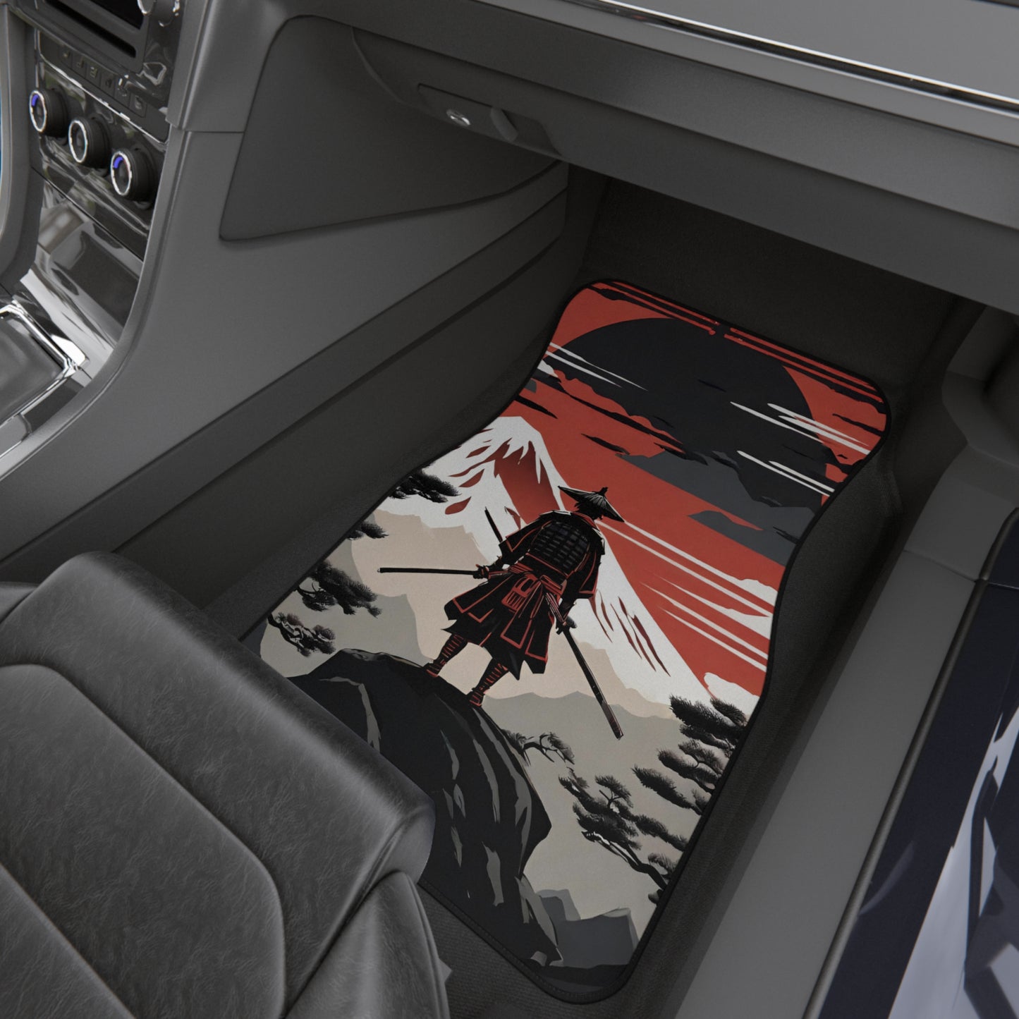 The Way Of The Samurai-Premium, High Quality Car Floor Mats (Set of 4) Set of 4 Printify by The Night Shift Automotive Apparel