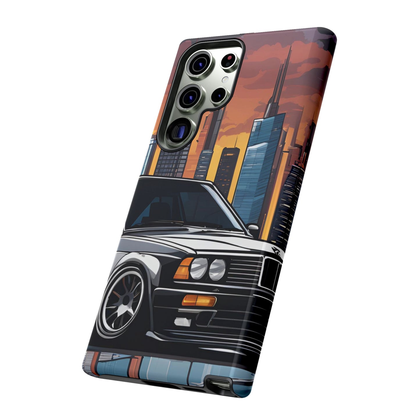 BMW E30 M3-Dual Layer Ultra Tough Phone Case Printify by The Night Shift Automotive Apparel
