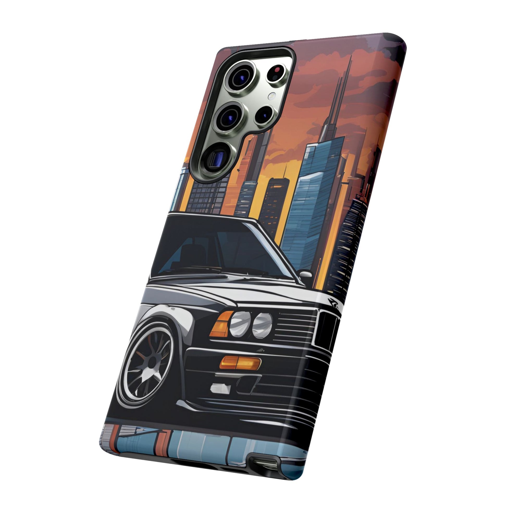 BMW E30 M3-Dual Layer Ultra Tough Phone Case Printify by The Night Shift Automotive Apparel