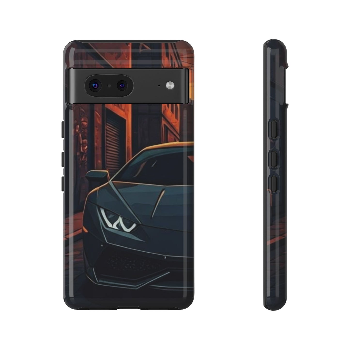 Lamborghini Huracan Street Life-Dual Layer Ultra Tough Phone Case Printify by The Night Shift Automotive Apparel