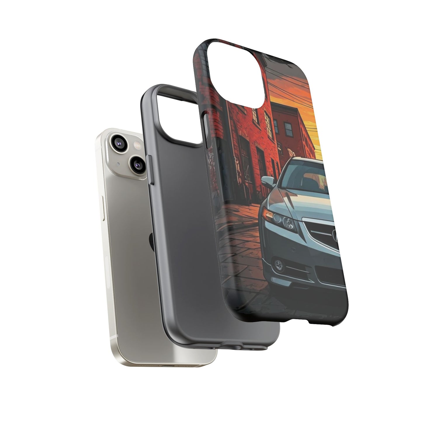 Acura TL Street Life-Dual Layer Ultra Tough Phone Case Printify by The Night Shift Automotive Apparel