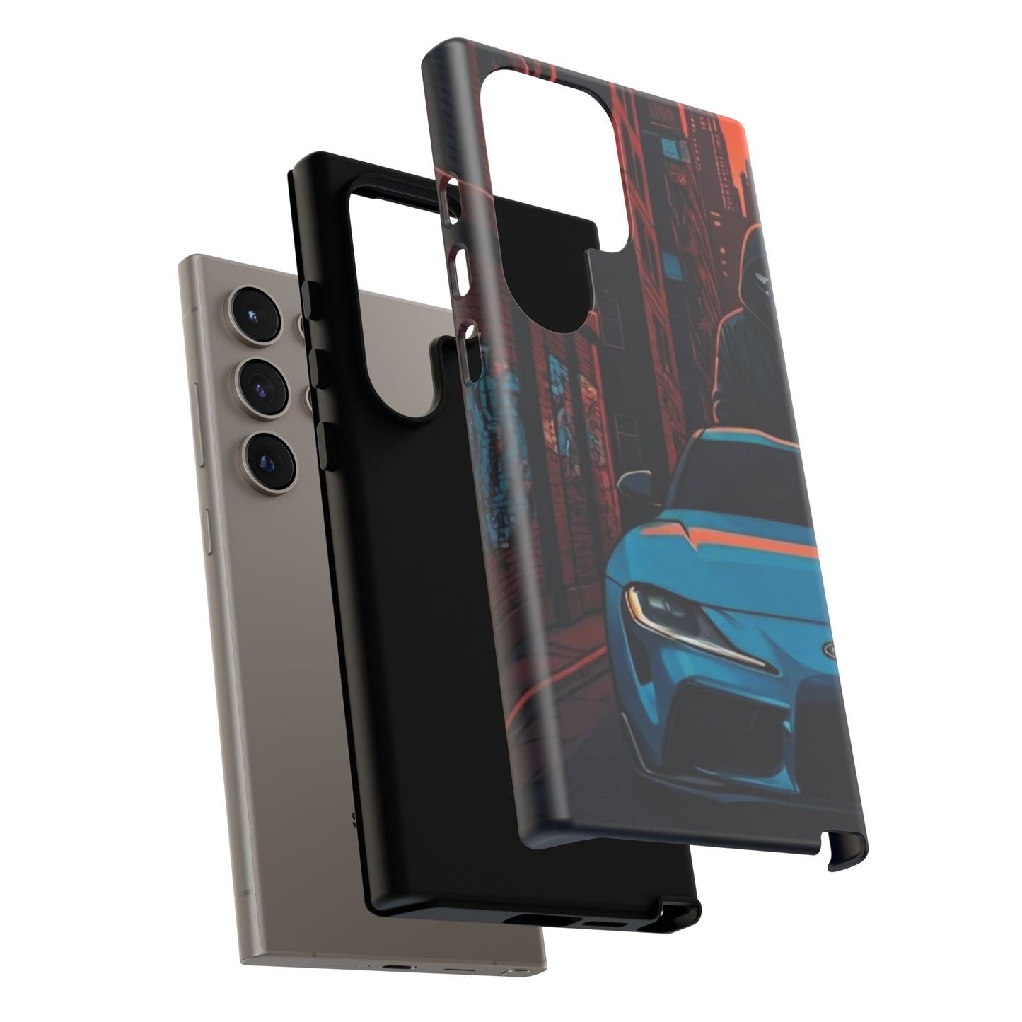 Toyota Supra MK-V Street Life-Dual Layer Ultra Tough Phone Case Printify by The Night Shift Automotive Apparel