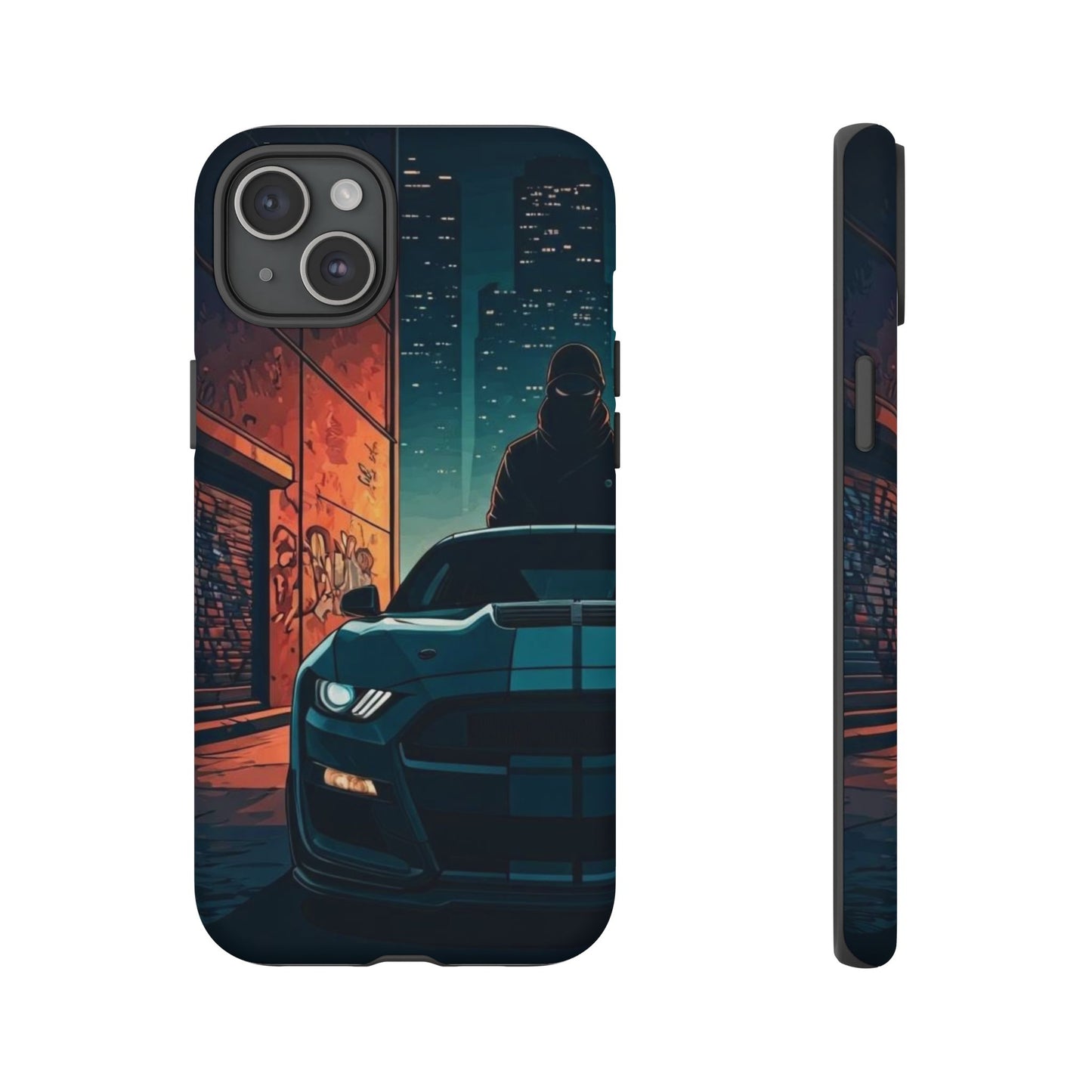 Ford Mustang Shelby GT350 Street Life-Dual Layer Ultra Tough Phone Case Printify by The Night Shift Automotive Apparel