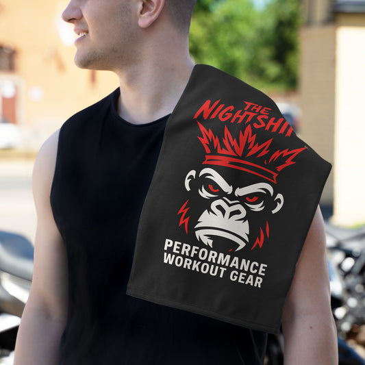 The Night Shift-Gym Towel( 11x18) White 11" × 18" Printify by The Night Shift Automotive Apparel