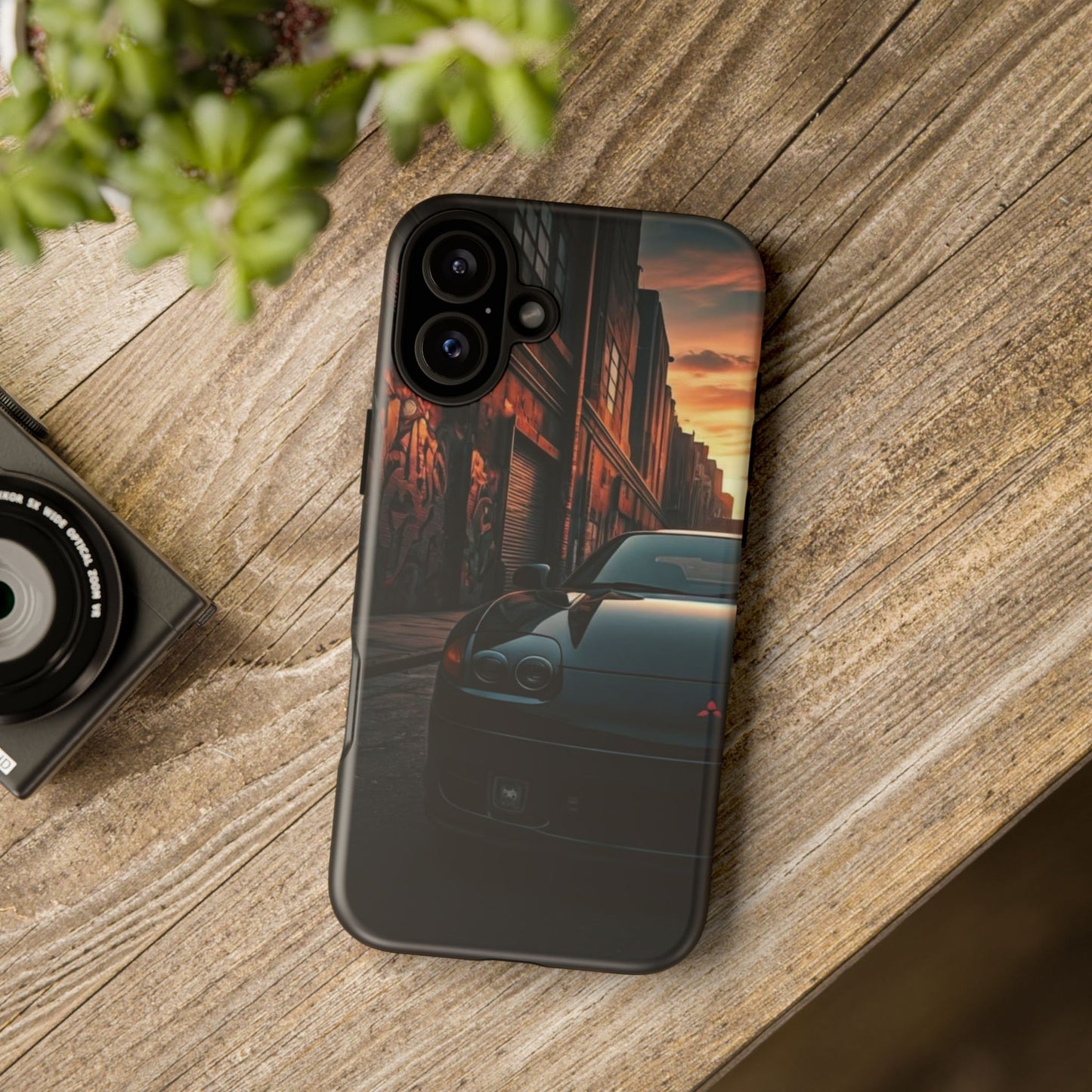 Mitsubishi 3000GT VR4 Street Life-Dual Layer Ultra Tough Phone Case iPhone 16 Plus Matte Printify by The Night Shift Automotive Apparel