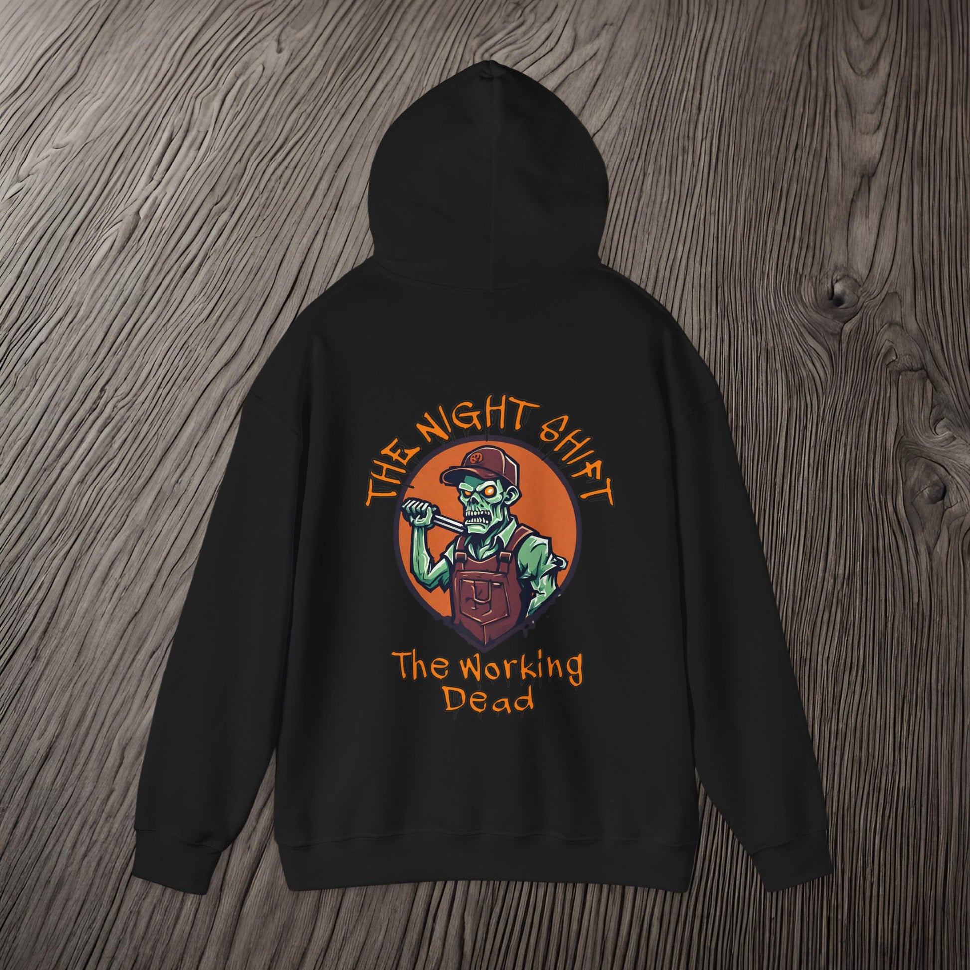 The Night Shift Zombie Mechanic-Ultra Soft, Premium Hoodie Printify by The Night Shift Automotive Apparel