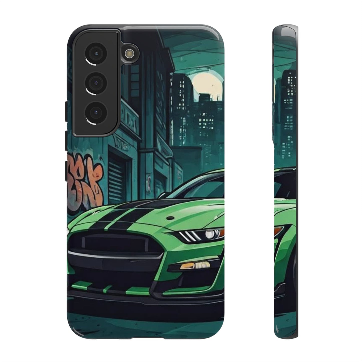 Ford Mustang Shelby GT500 Street Life-Dual Layer Ultra Tough Phone Case Printify by The Night Shift Automotive Apparel