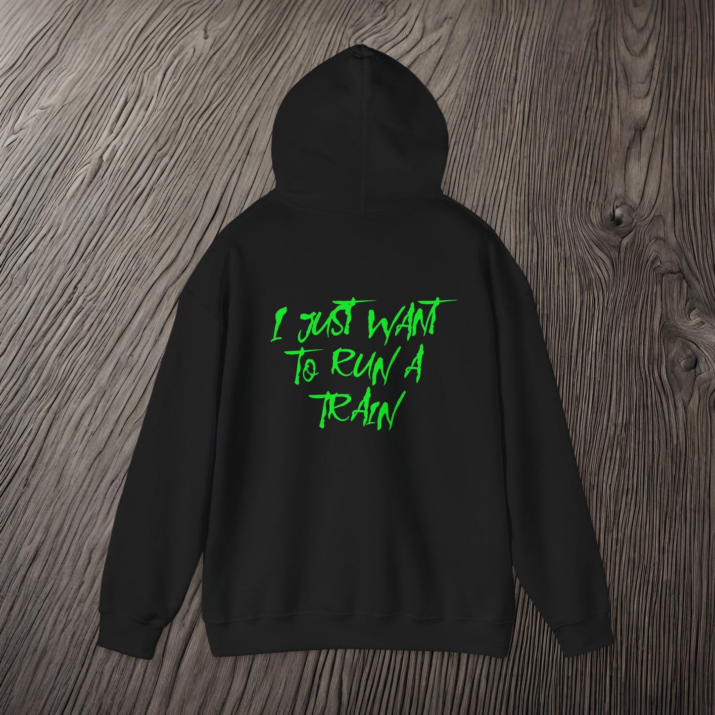 I Just Want To Run A Train-Ultra Soft, Premium Hoodie Printify by The Night Shift Automotive Apparel