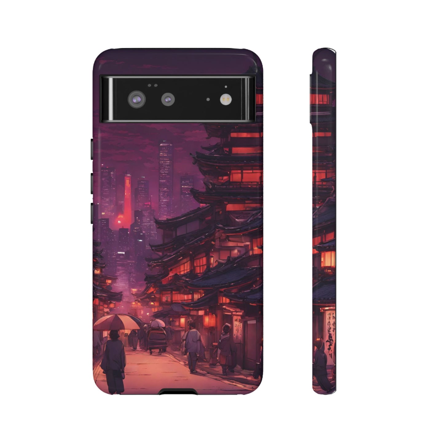 Traditional Japanese Village Countryside-Dual Layer Ultra Tough Phone Case Printify by The Night Shift Automotive Apparel