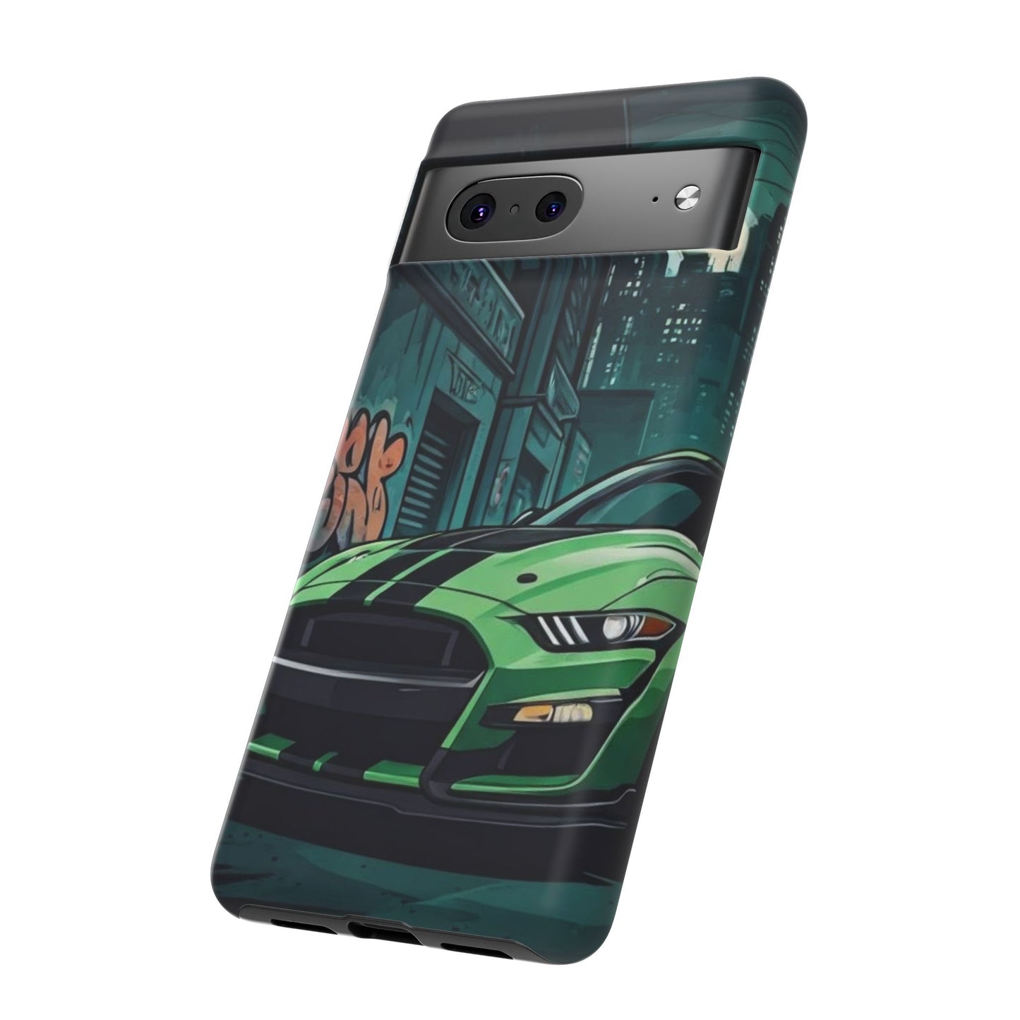 Ford Mustang Shelby GT500 Street Life-Dual Layer Ultra Tough Phone Case Printify by The Night Shift Automotive Apparel