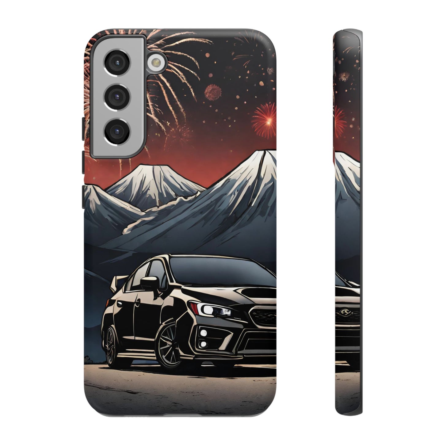 Subaru WRX/STI Fireworks-Dual Layer Ultra Tough Phone Case Printify by The Night Shift Automotive Apparel