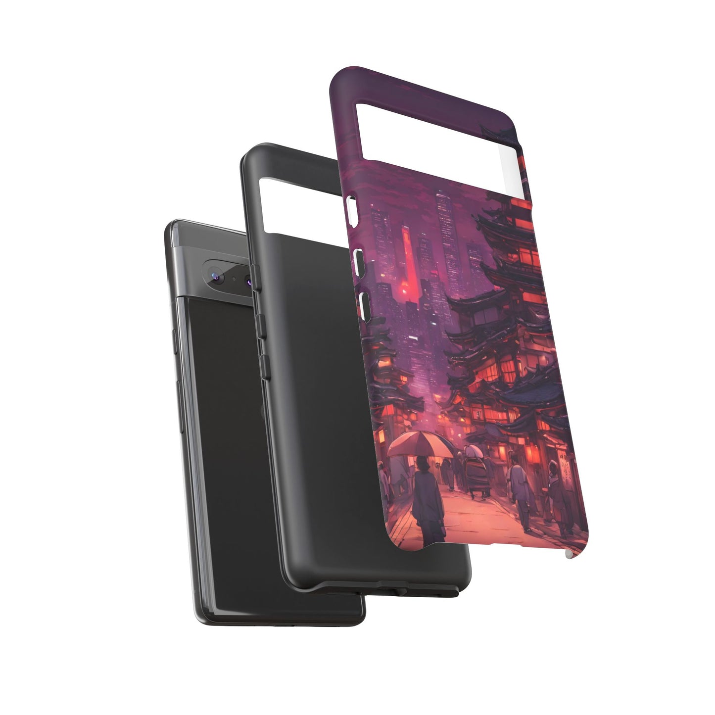 Traditional Japanese Village Countryside-Dual Layer Ultra Tough Phone Case Printify by The Night Shift Automotive Apparel