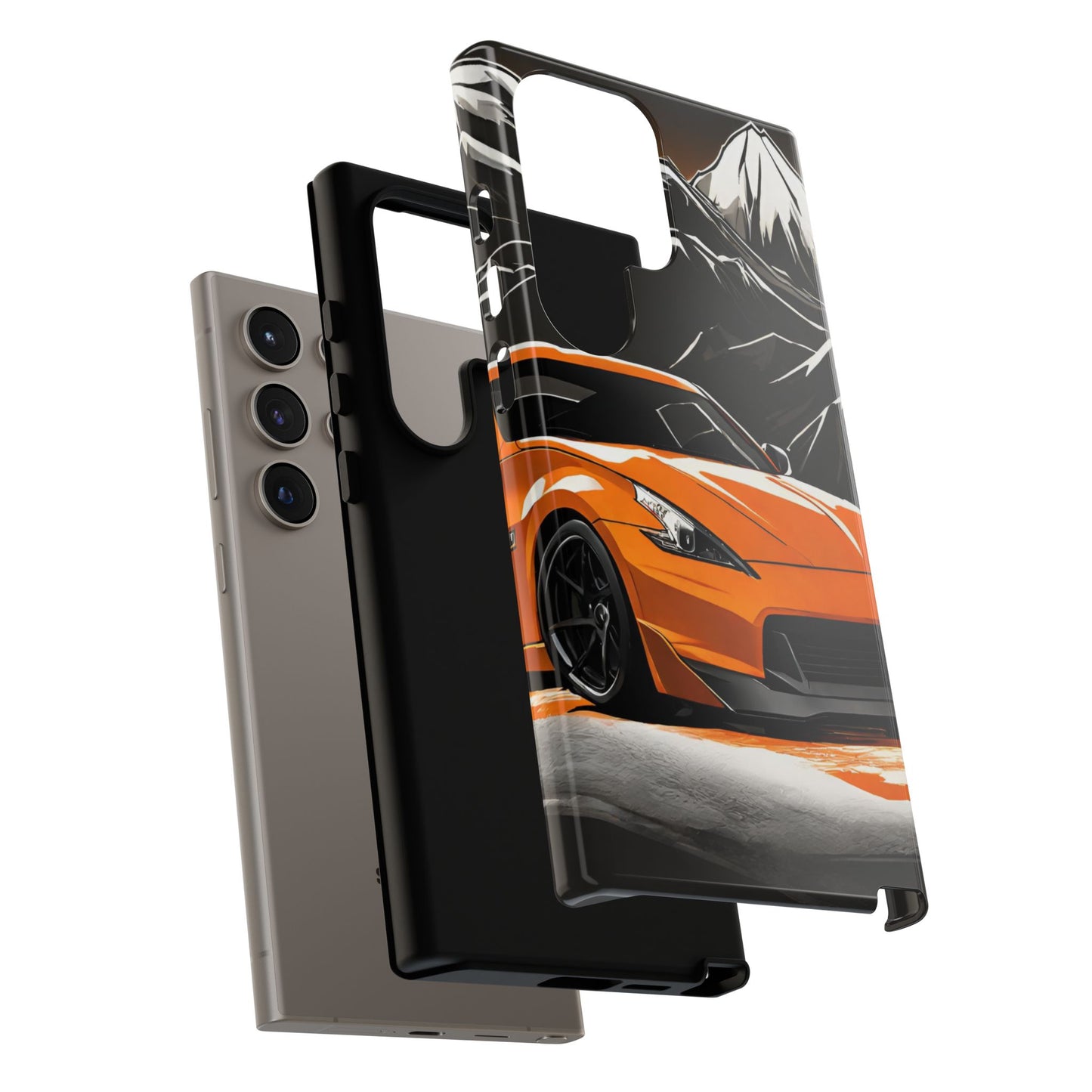 Nissan 370Z Mt Fuji-Dual Layer Ultra Tough Phone Case Printify by The Night Shift Automotive Apparel