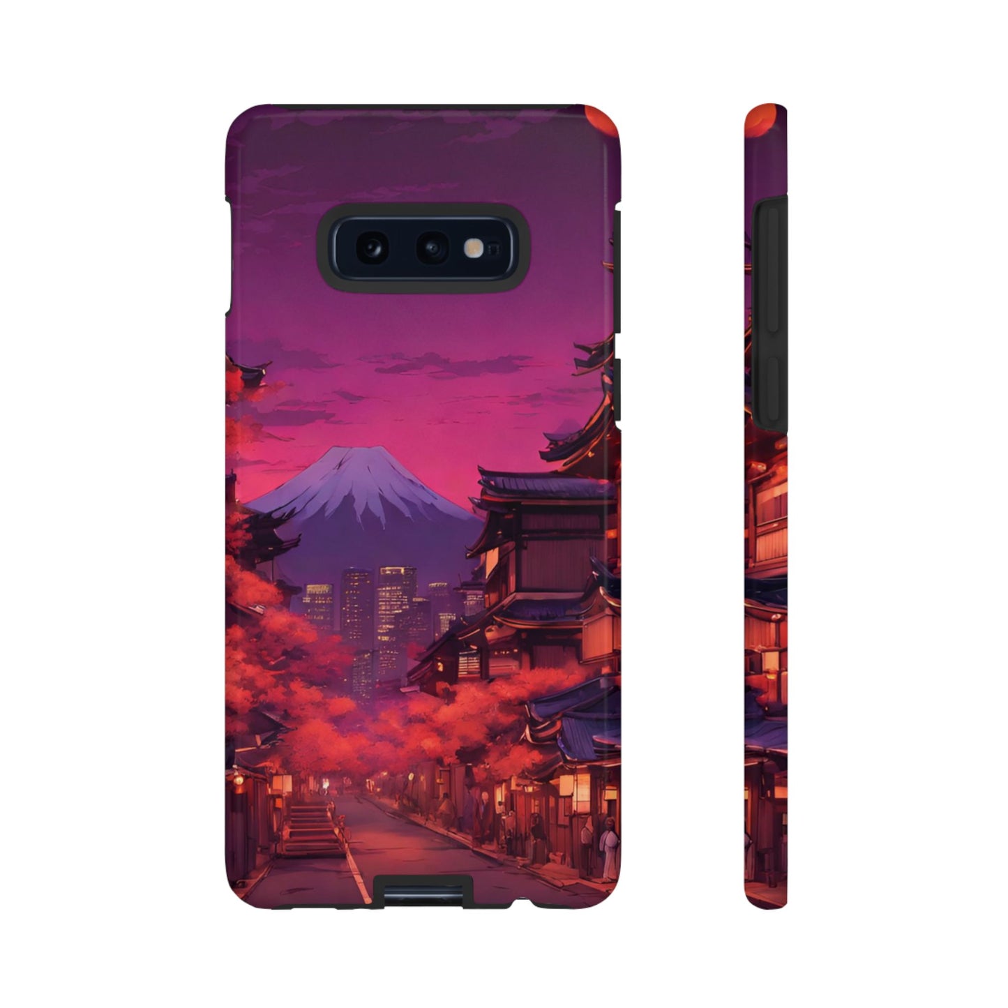 Traditional Japanese Village Countryside-Dual Layer Ultra Tough Phone Case Samsung Galaxy S10E Glossy Printify by The Night Shift Automotive Apparel