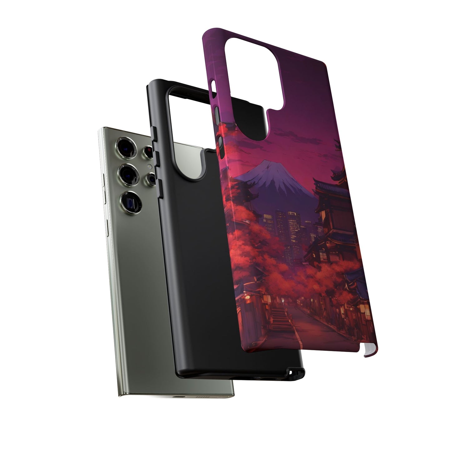 Traditional Japanese Village Countryside-Dual Layer Ultra Tough Phone Case Printify by The Night Shift Automotive Apparel