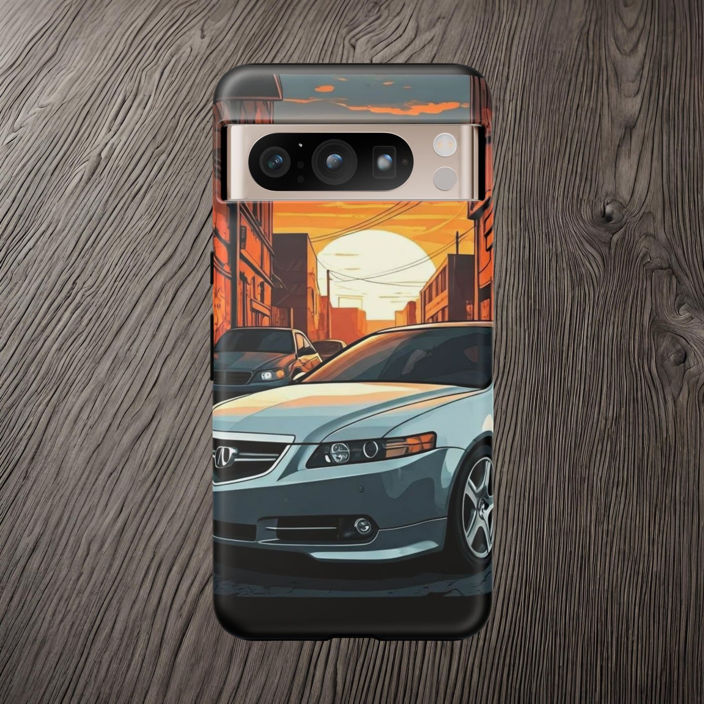 Acura TL Street Life-Dual Layer Ultra Tough Phone Case Google Pixel 8 Pro Matte Printify by The Night Shift Automotive Apparel
