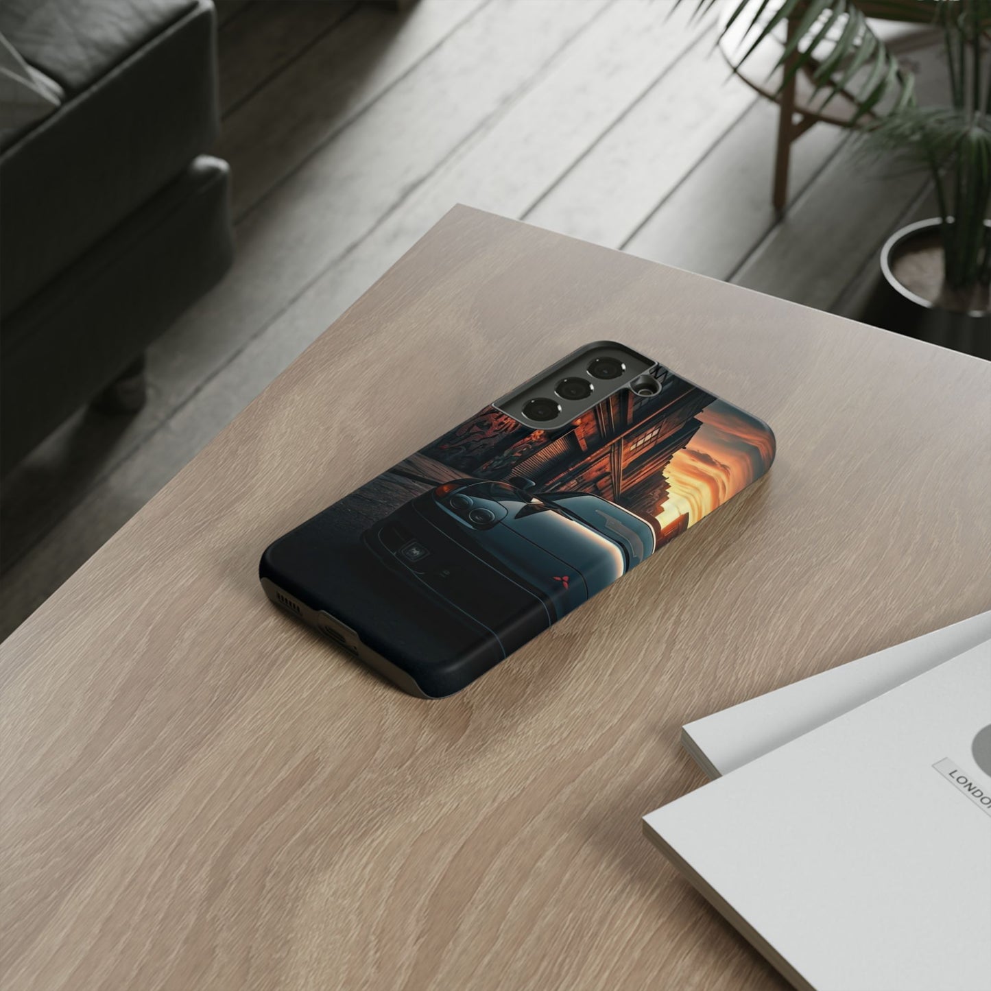 Mitsubishi 3000GT VR4 Street Life-Dual Layer Ultra Tough Phone Case Samsung Galaxy S22 Matte Printify by The Night Shift Automotive Apparel