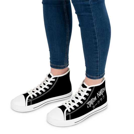 Station Nation Women's-High Top Sneakers