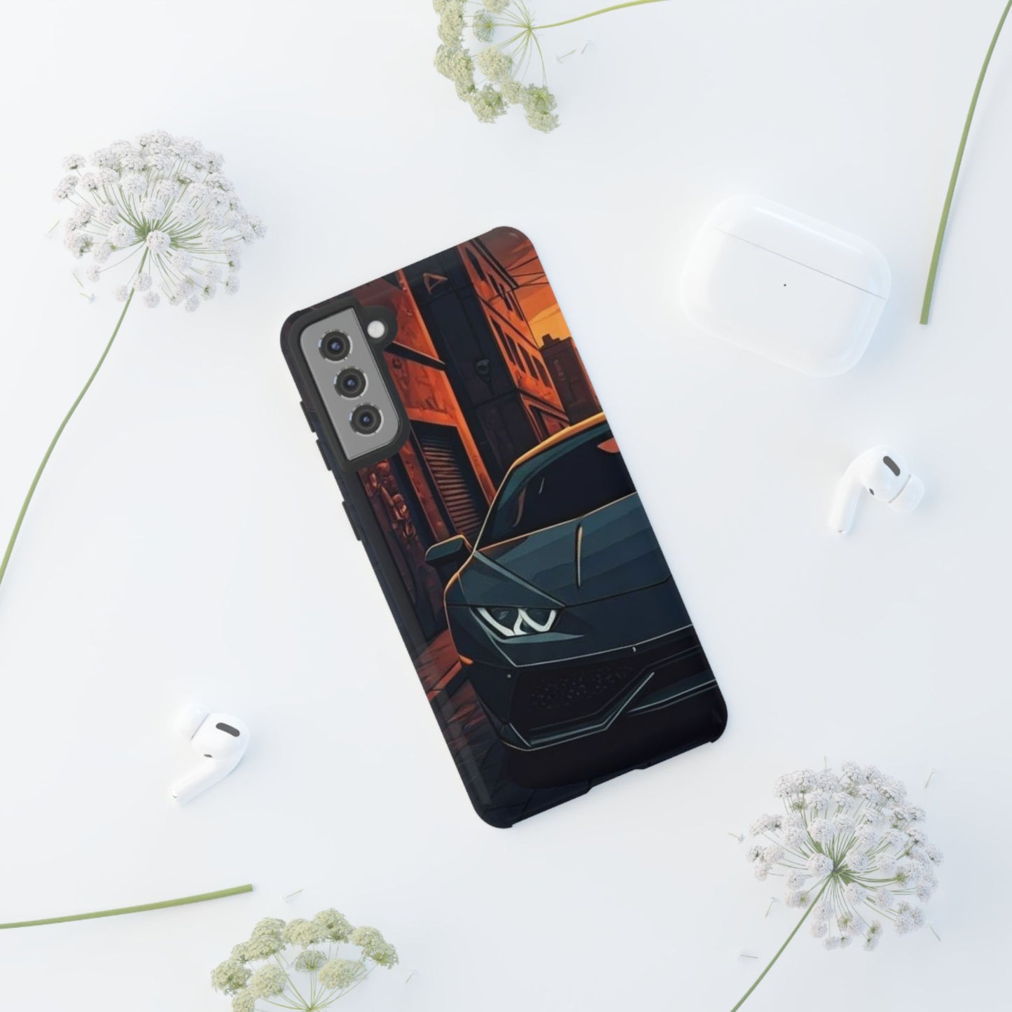 Lamborghini Huracan Street Life-Dual Layer Ultra Tough Phone Case Printify by The Night Shift Automotive Apparel