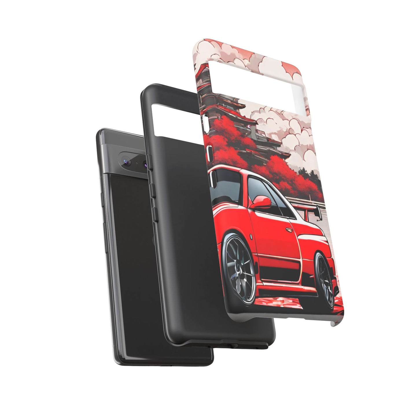 Nissan Skyline R34-Dual Layer Ultra Tough Phone Case Printify by The Night Shift Automotive Apparel