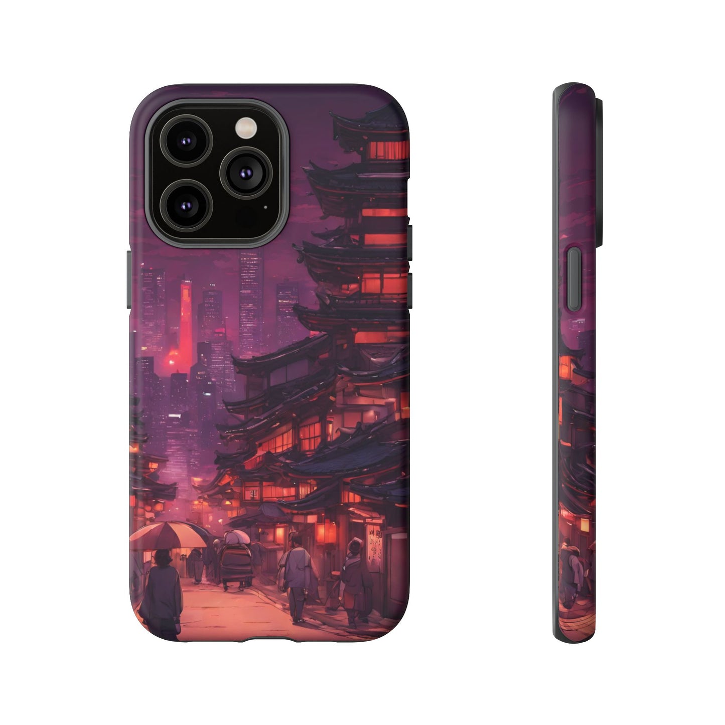 Traditional Japanese Village Countryside-Dual Layer Ultra Tough Phone Case Printify by The Night Shift Automotive Apparel