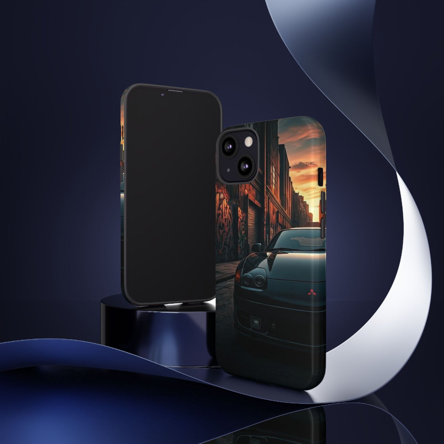 Mitsubishi 3000GT VR4 Street Life-Dual Layer Ultra Tough Phone Case iPhone 13 Glossy Printify by The Night Shift Automotive Apparel