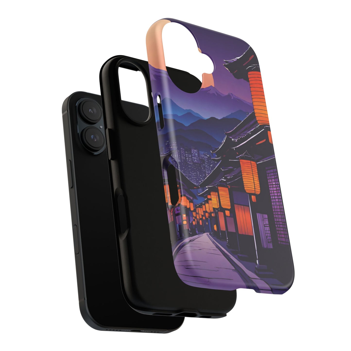 Traditional Japanese Village Countryside-Dual Layer Ultra Tough Phone Case Printify by The Night Shift Automotive Apparel