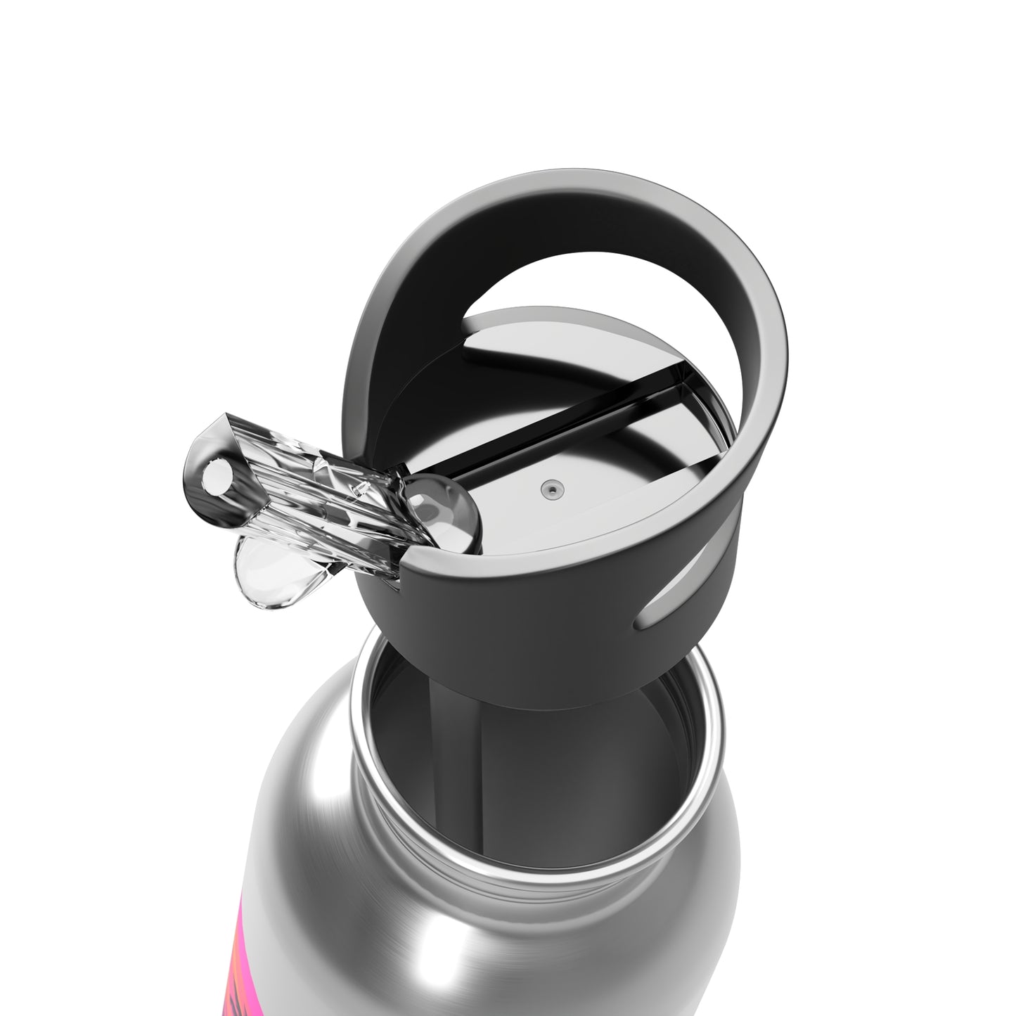 Stainless Steel Water Bottle With Straw, 20oz Printify by The Night Shift Automotive Apparel