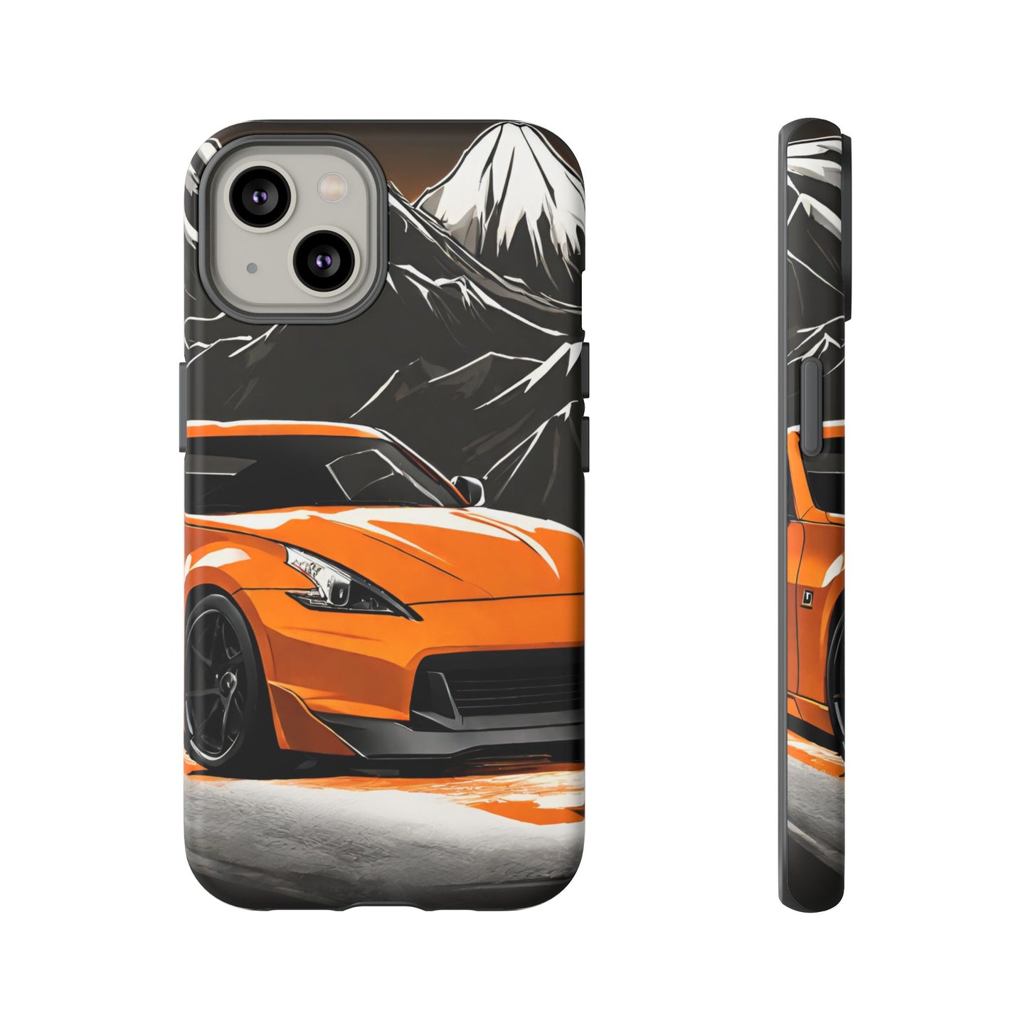 Nissan 370Z Mt Fuji-Dual Layer Ultra Tough Phone Case Printify by The Night Shift Automotive Apparel