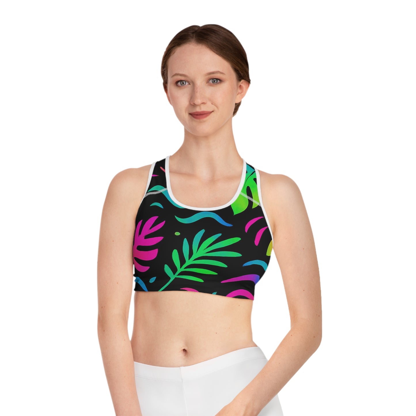 Women's Sports Bra Printify by The Night Shift Automotive Apparel
