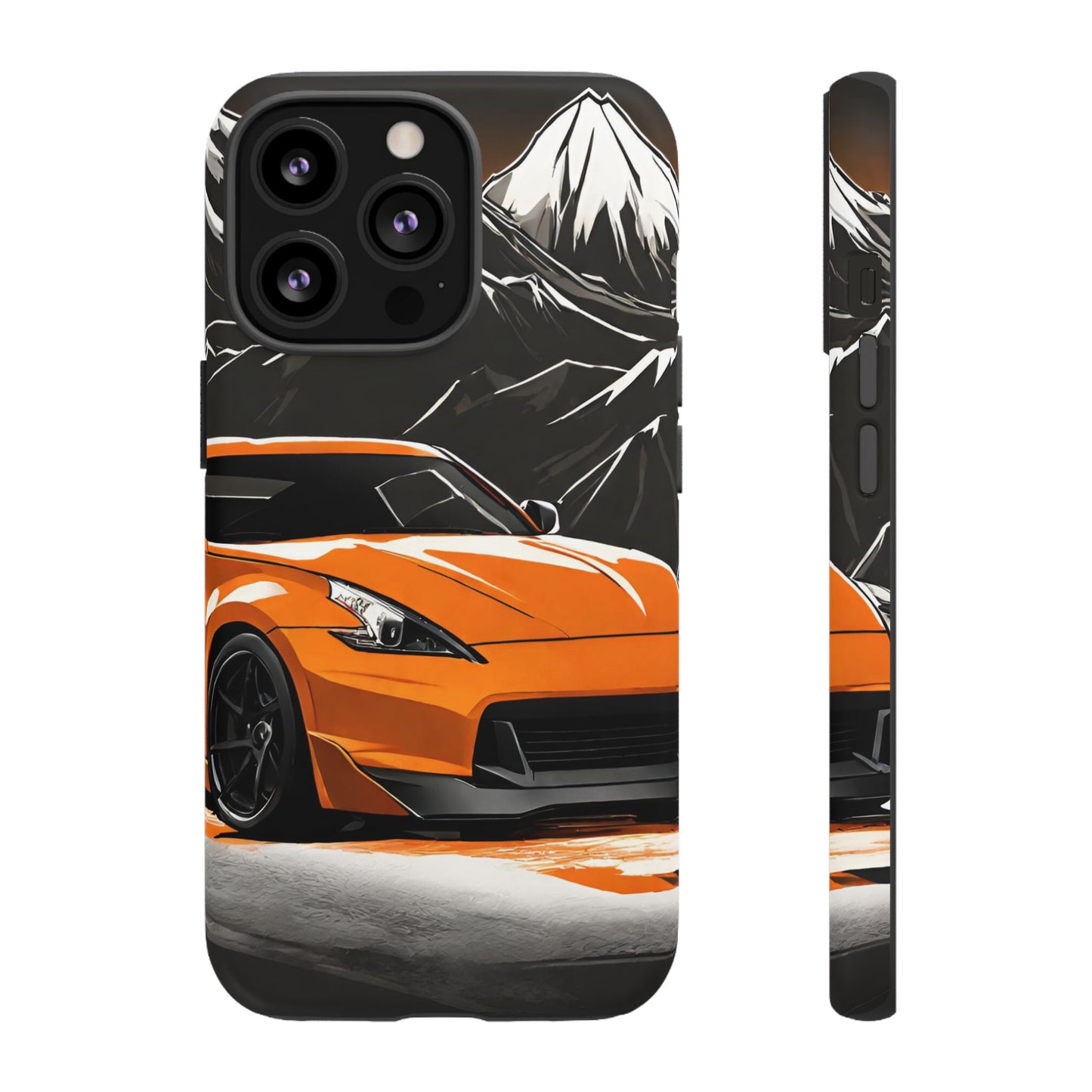 Nissan 370Z Mt Fuji-Dual Layer Ultra Tough Phone Case Printify by The Night Shift Automotive Apparel