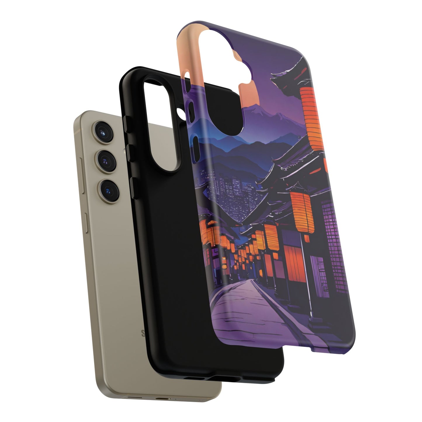 Traditional Japanese Village Countryside-Dual Layer Ultra Tough Phone Case Printify by The Night Shift Automotive Apparel