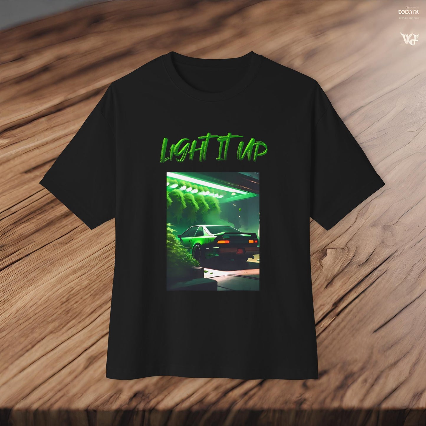 Light It Up-Premium, Ultra Soft Unisex Oversized Boxy Tee Printify by The Night Shift Automotive Apparel