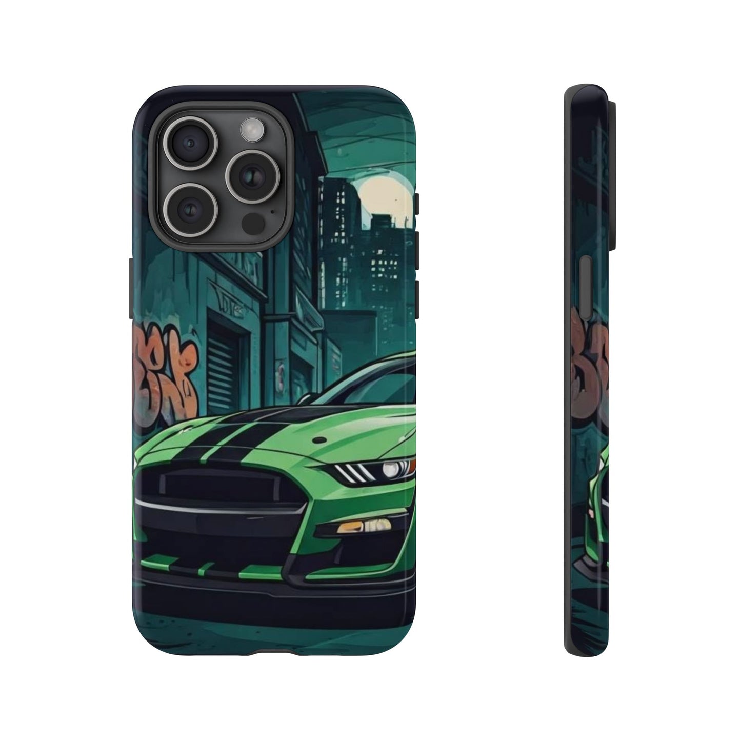 Ford Mustang Shelby GT500 Street Life-Dual Layer Ultra Tough Phone Case Printify by The Night Shift Automotive Apparel