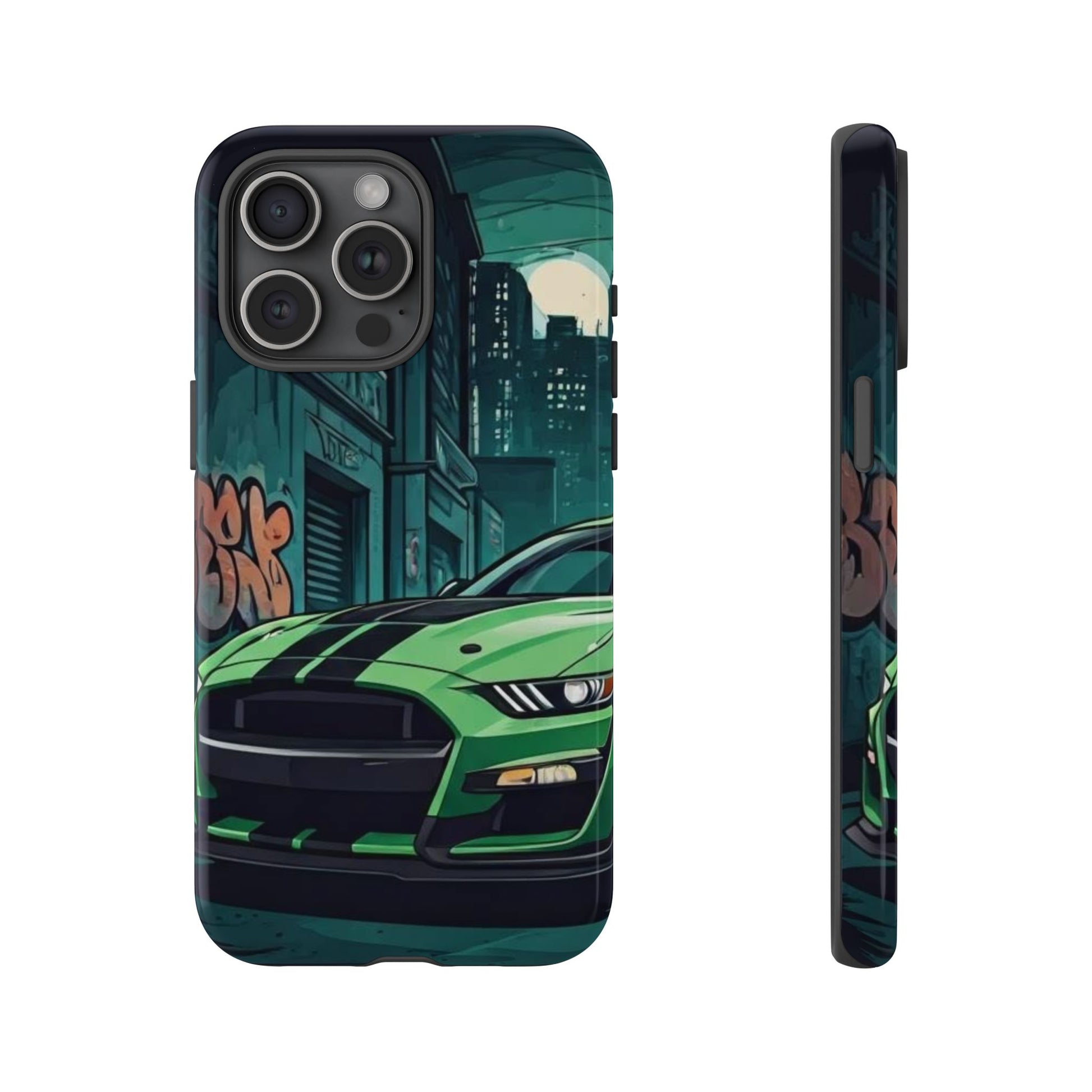Ford Mustang Shelby GT500 Street Life-Dual Layer Ultra Tough Phone Case Printify by The Night Shift Automotive Apparel