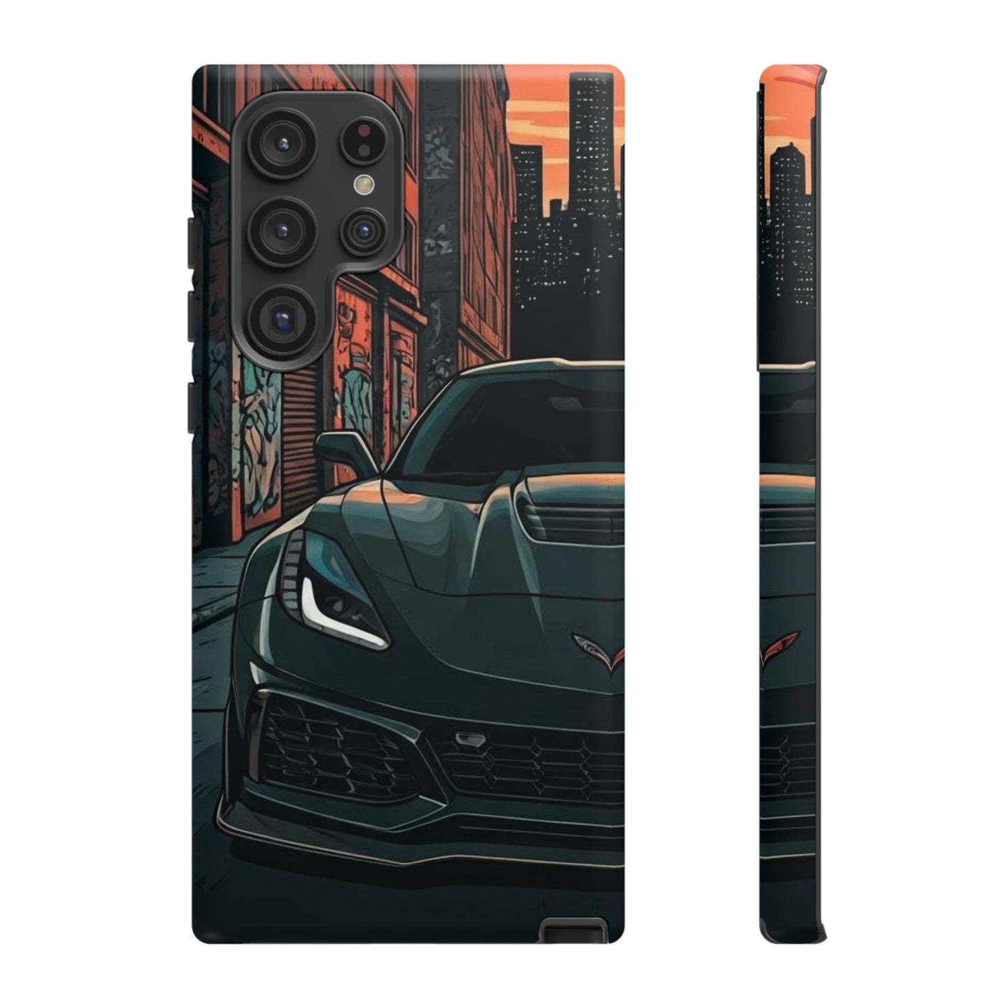 Chevy Corvette C7 Street Life-Dual Layer Ultra Tough Phone Case Printify by The Night Shift Automotive Apparel