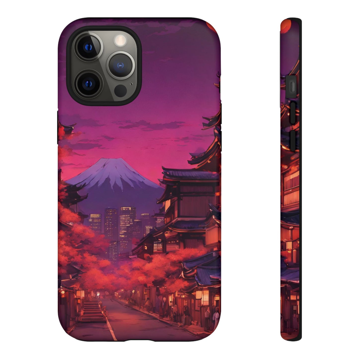 Traditional Japanese Village Countryside-Dual Layer Ultra Tough Phone Case iPhone 12 Pro Max Matte Printify by The Night Shift Automotive Apparel