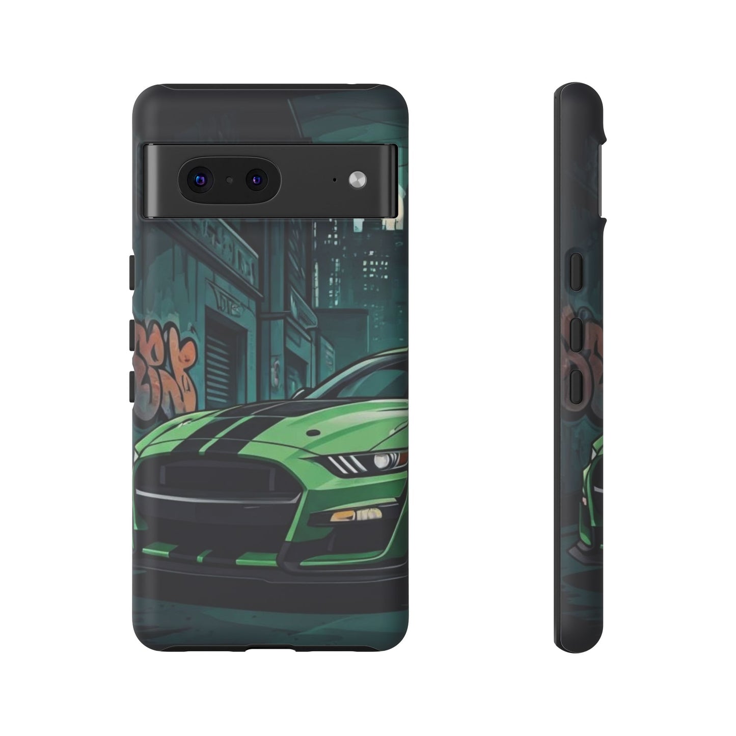 Ford Mustang Shelby GT500 Street Life-Dual Layer Ultra Tough Phone Case Printify by The Night Shift Automotive Apparel