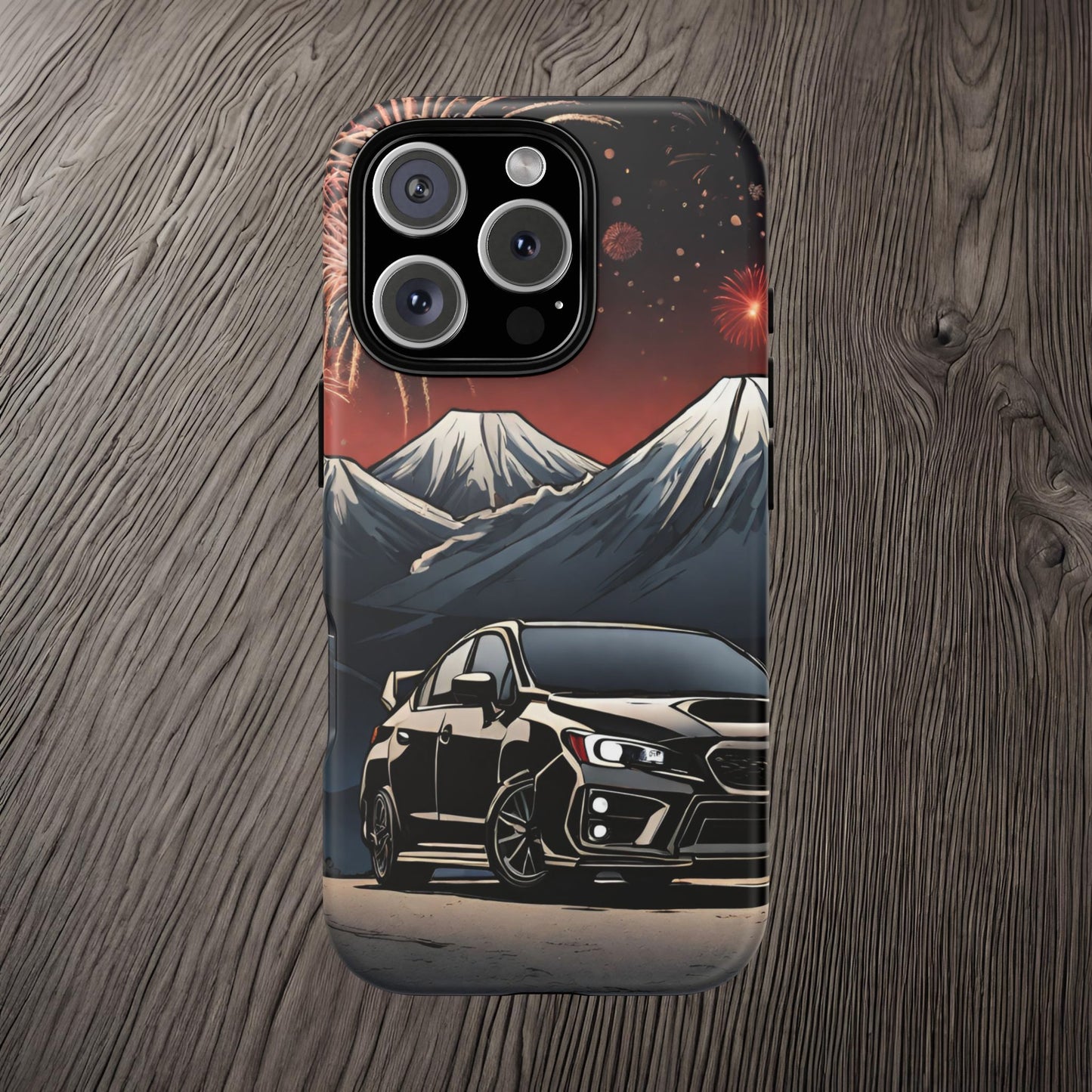 Subaru WRX/STI Fireworks-Dual Layer Ultra Tough Phone Case Printify by The Night Shift Automotive Apparel
