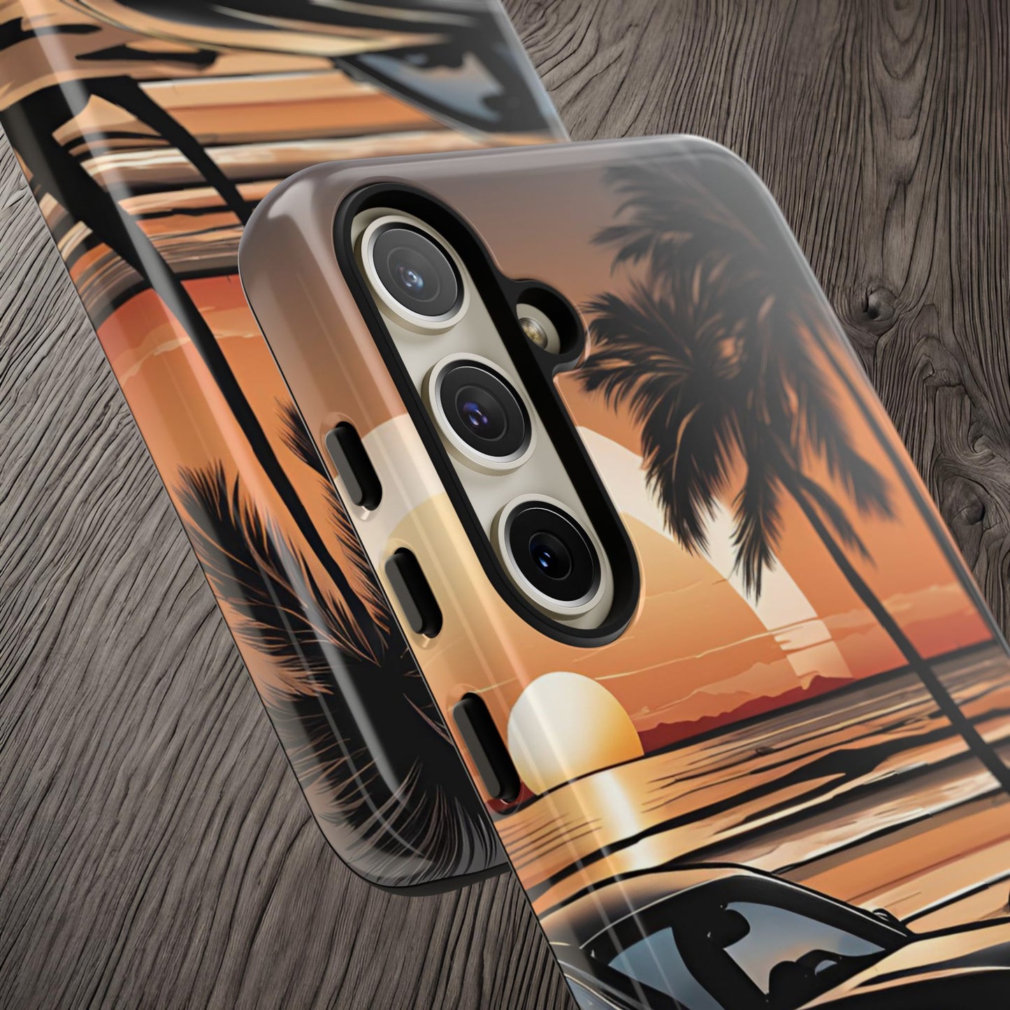 BMW Sunset On The Beach-Dual Layer Ultra Tough Phone Case Printify by The Night Shift Automotive Apparel