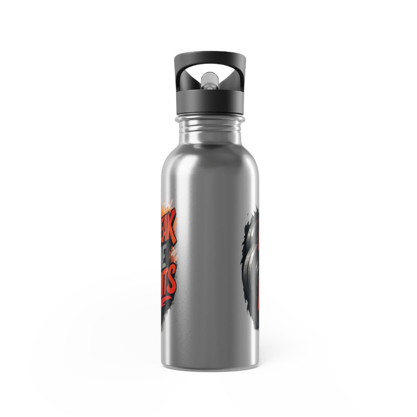 Stainless Steel Water Bottle With Straw, 20oz Printify by The Night Shift Automotive Apparel