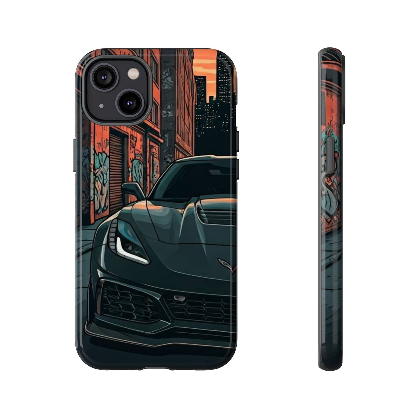Chevy Corvette C7 Street Life-Dual Layer Ultra Tough Phone Case Printify by The Night Shift Automotive Apparel