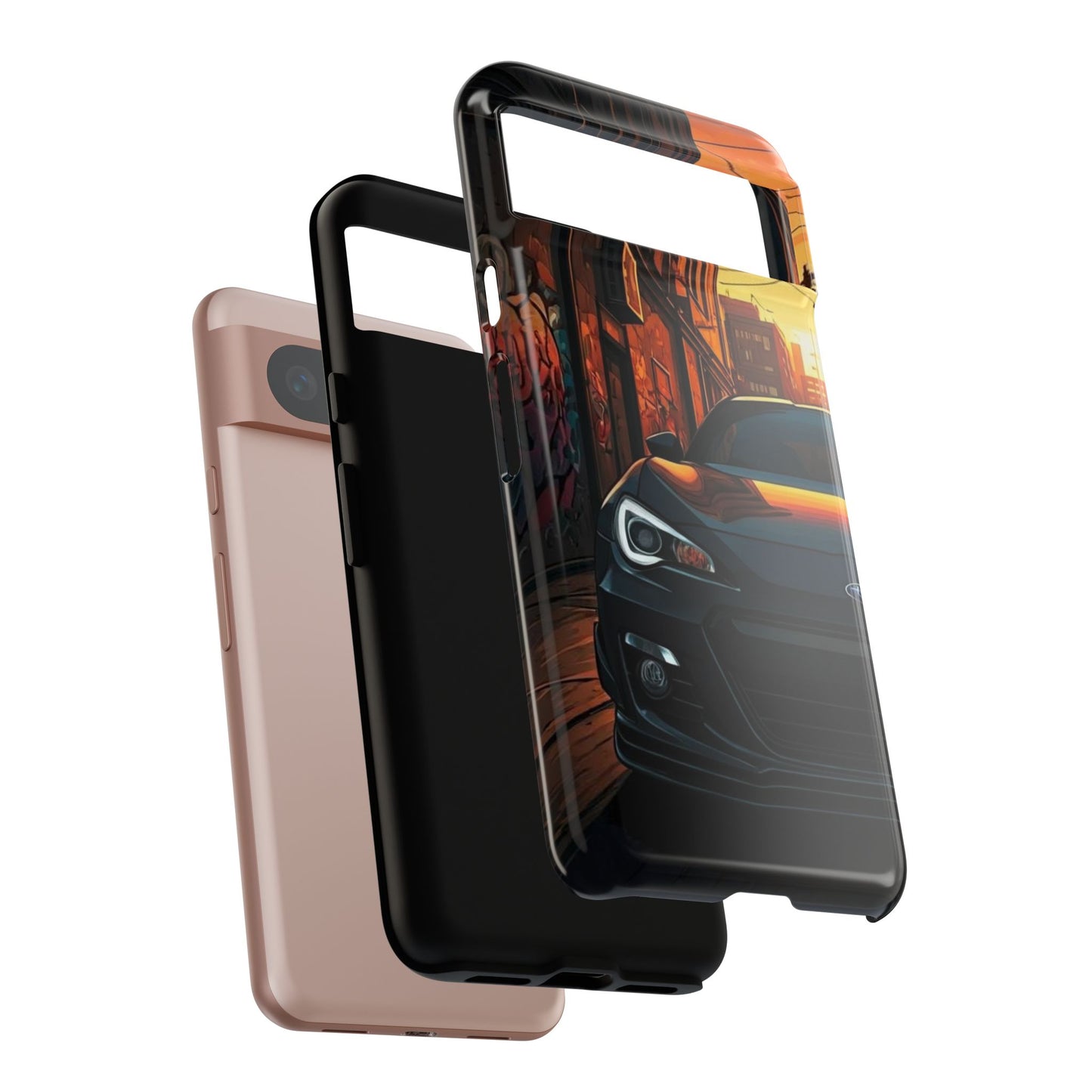 Subaru BRZ Street Life-Dual Layer Ultra Tough Phone Case Printify by The Night Shift Automotive Apparel