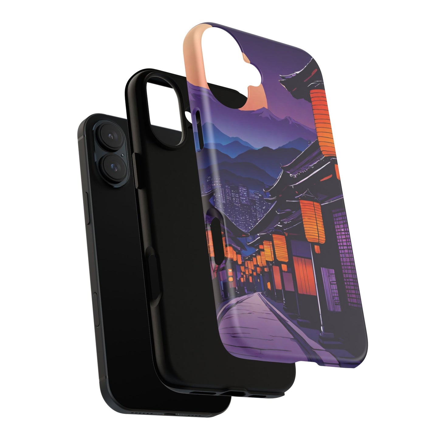Traditional Japanese Village Countryside-Dual Layer Ultra Tough Phone Case Printify by The Night Shift Automotive Apparel