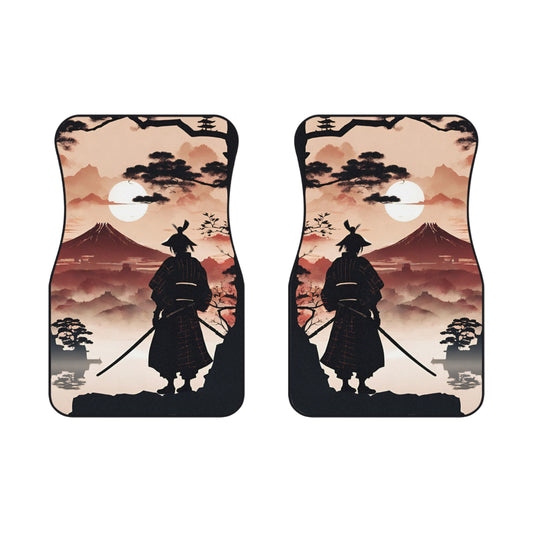 The Way Of The Samurai-Premium, High Quality Car Floor Mats (Set of 2 Front Floor Mats) 2x Front mats Printify by The Night Shift Automotive Apparel